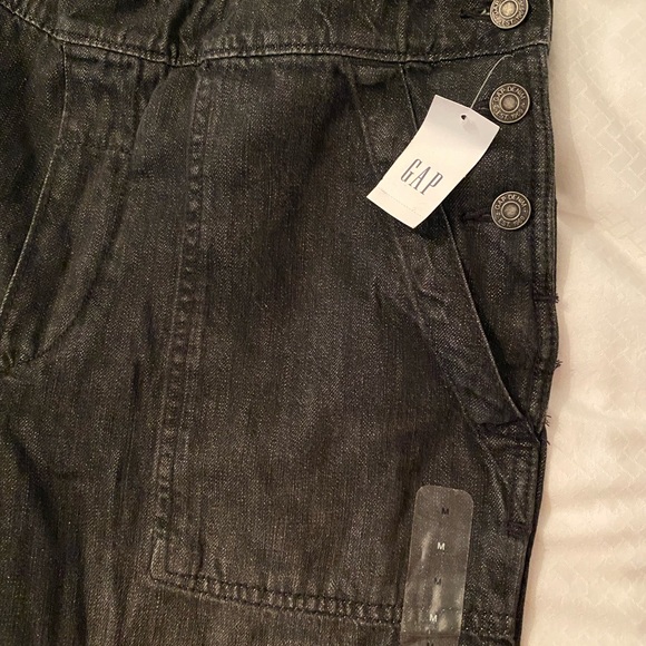 GAP Denim Black Overalls NWT - Picture 2 of 3